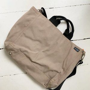 Jack Spade canvas utility briefcase, khaki